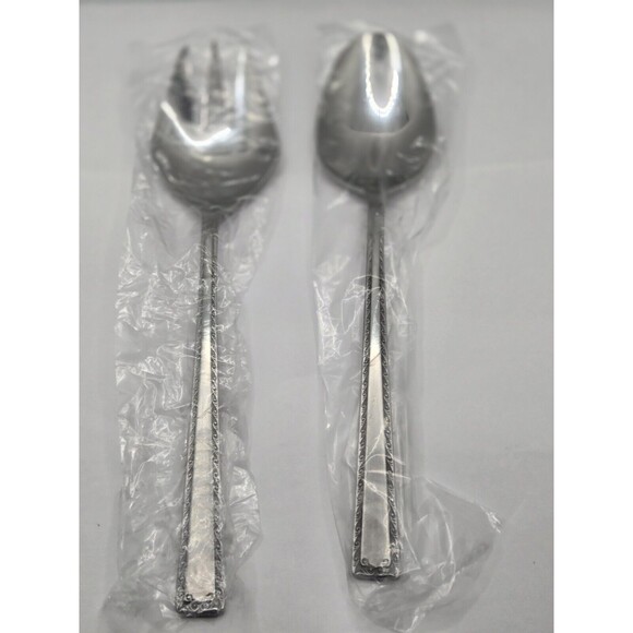 Watertown Stainless Steel Japan Serving Flatware Set of 4 VTG MCM - Picture 13 of 16
